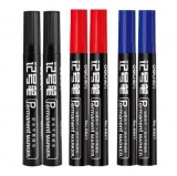 得力 6821  記號筆 黑色