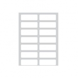 得力 7180 自粘性標(biāo)簽 13*38mm*14枚*12張